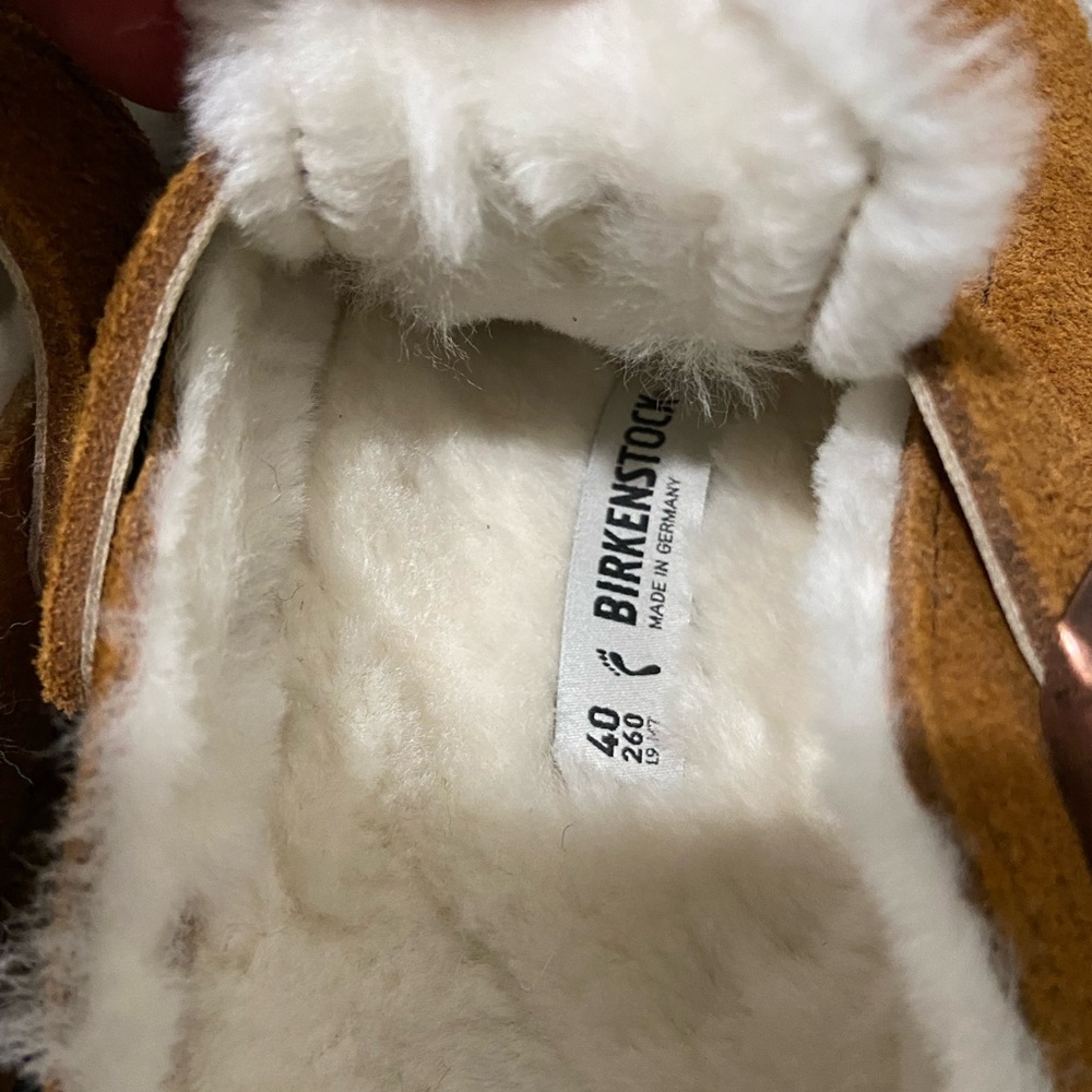 Boston Shearling Birkenstock Suede Leather